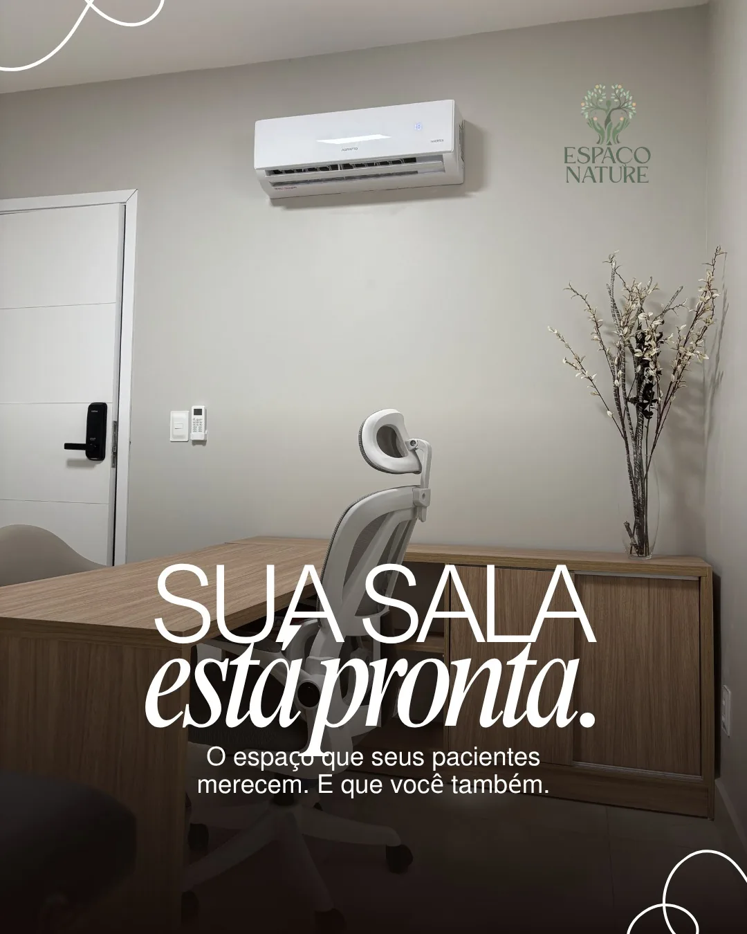 Sua sala está pronta